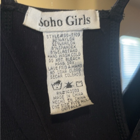 Soho Girls Strappy V Neck Bodysuit - Picture 5 of 5